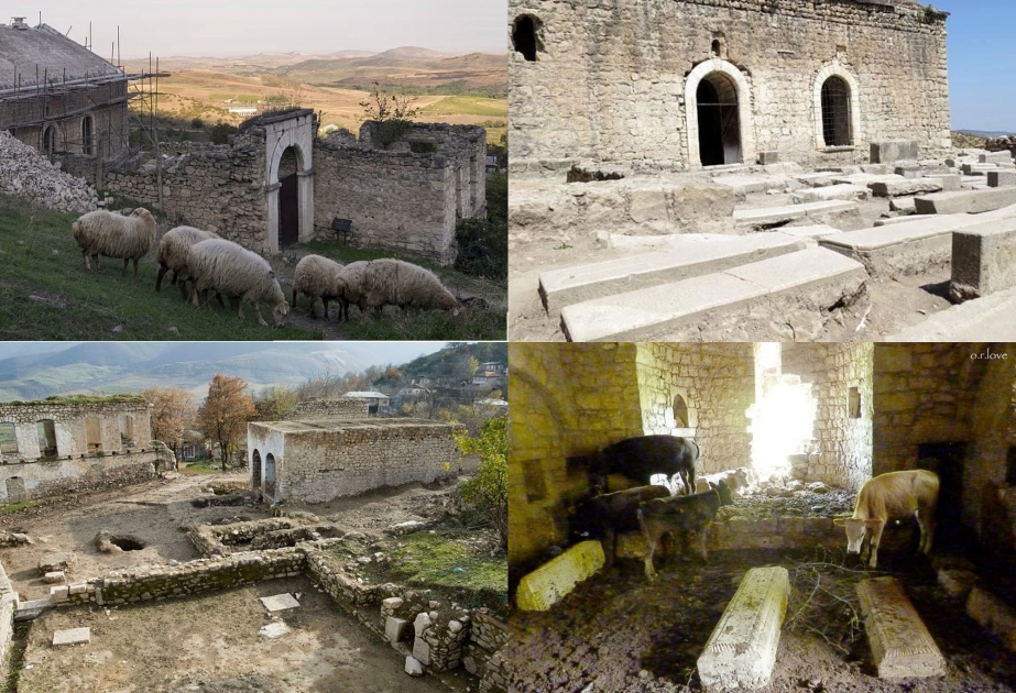 Qafqaz Albaniyası məbədləri, viran qoyulan Dizaq məlikliyinin inzibati binası – Tuğ kəndinin tarixi tikililəri