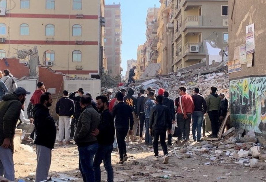 Qahirədə yaşayış binasının çökməsi nəticəsində azı 8 nəfər ölüb