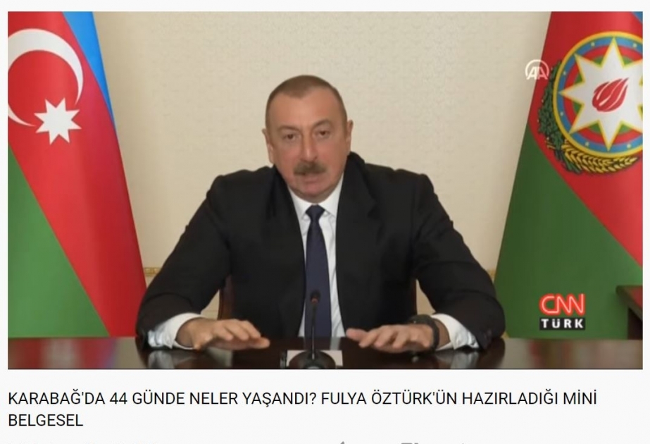 “CNN Türk” telekanalı Vətən müharibəsindən bəhs edən sənədli film hazırlayıb VİDEO