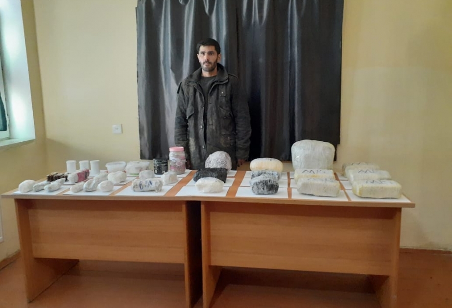 Qırx beş kiloqram narkotik vasitənin dövlət sərhədindən qaçaqmalçılıq yolu ilə Azərbaycana keçirilməsinin qarşısı alınıb