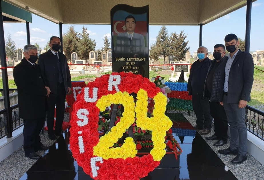 Cəlilabadda şəhid Rusif Kazımovun xatirəsi anılıb