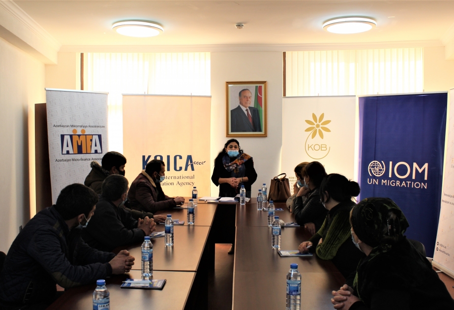 IOM Azerbaijan supports IDPs’ in consultations for their small business start-ups