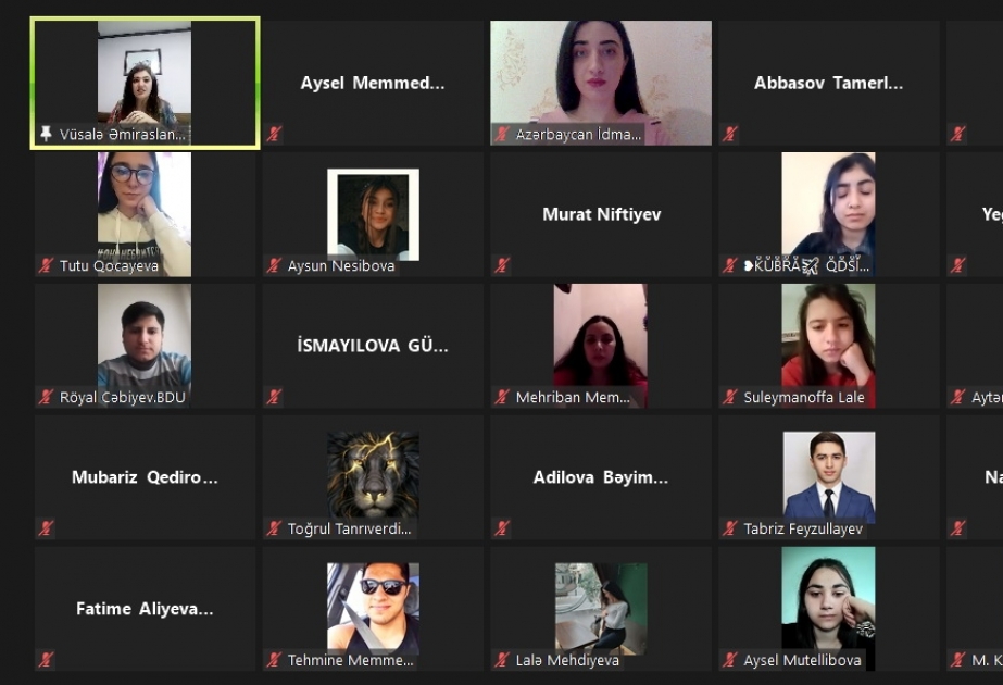 “Bədən dili” mövzusunda onlayn seminar keçirilib