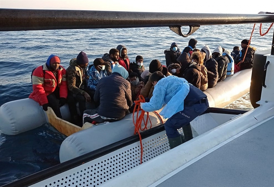 Türkiyə ərazisini qanunsuz yollarla tərk etmək istəyən 220 miqrant saxlanılıb