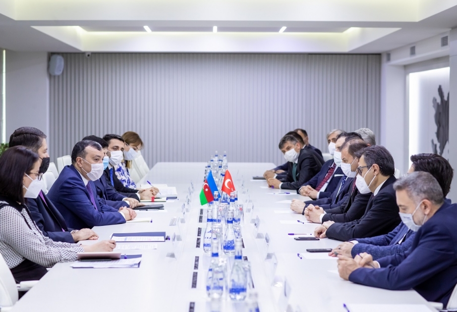 Türkiyənin Əmanət Sığortası Fondu sədrinin rəhbərlik etdiyi nümayəndə heyəti ilə görüş olub