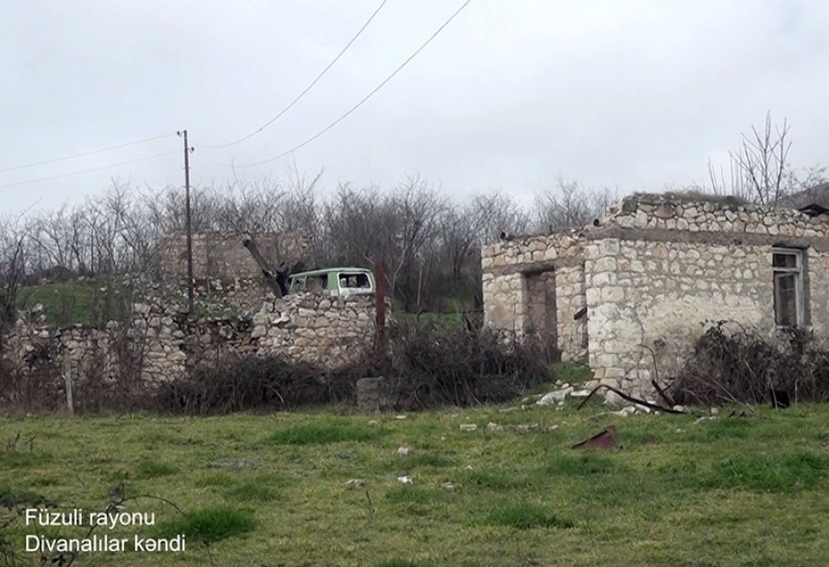 Azerbaijan's Defense Ministry releases video footages of Divanaliliar village, Fuzuli district VIDEO