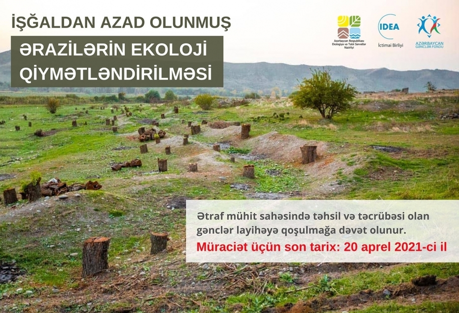 Los jóvenes participarán en la evaluación medioambiental de los territorios liberados de Azerbaiyán