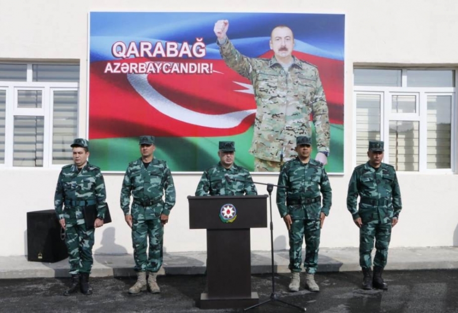 Qubadlı rayonu ərazisində Ermənistanla dövlət sərhədində yeni hərbi hissə xidməti-döyüş fəaliyyətinə başlayıb VİDEO