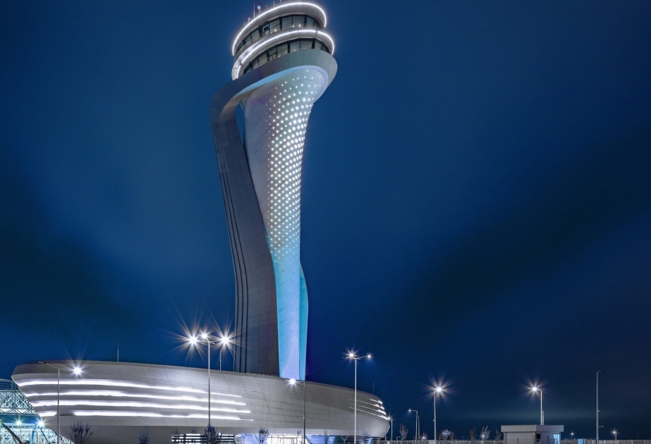 Ümumdünya Autizm haqqında Məlumatlandırma Günü münasibətilə İstanbul hava limanının əsas qülləsi mavi rəngdə işıqlandırılır