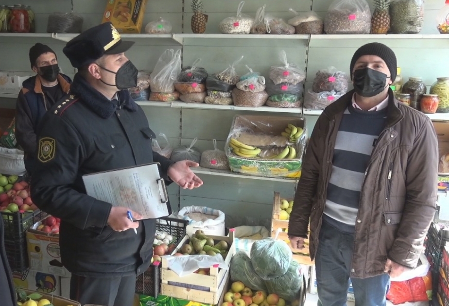 Polis əməkdaşları Qaxda reyd keçirib