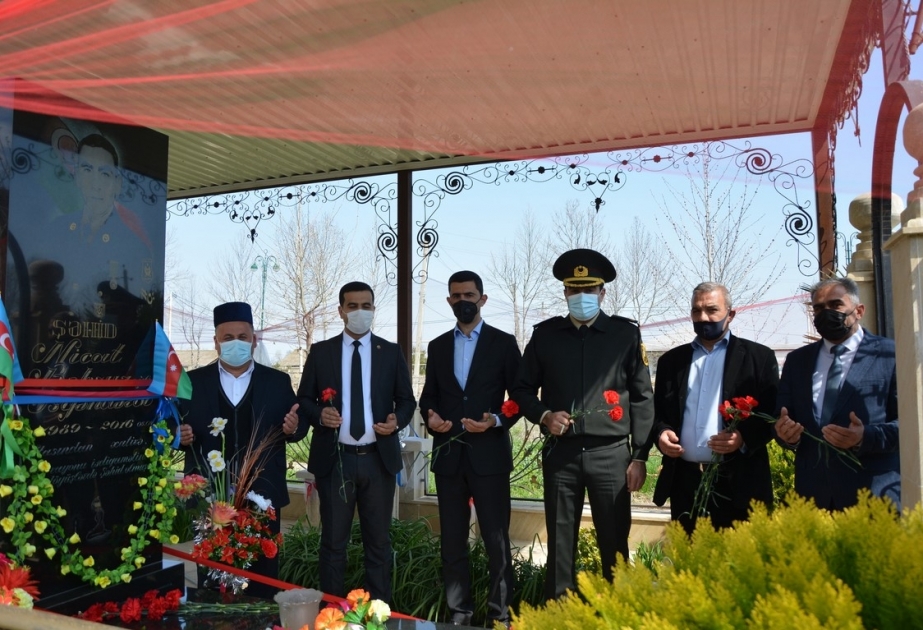 Tərtərdə şəhid Nicat İsgəndərovun xatirəsi anılıb