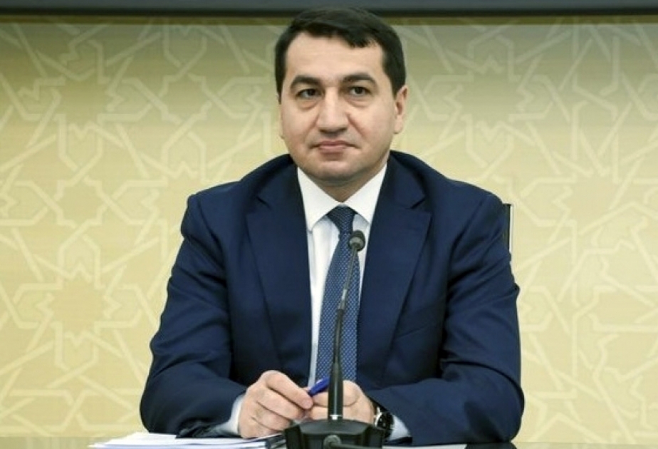 Hikmət Hacıyev: Ermənistanın yerləşdirdiyi minalar əhalinin təhlükəsizliyi üçün ciddi təhdid yaradır