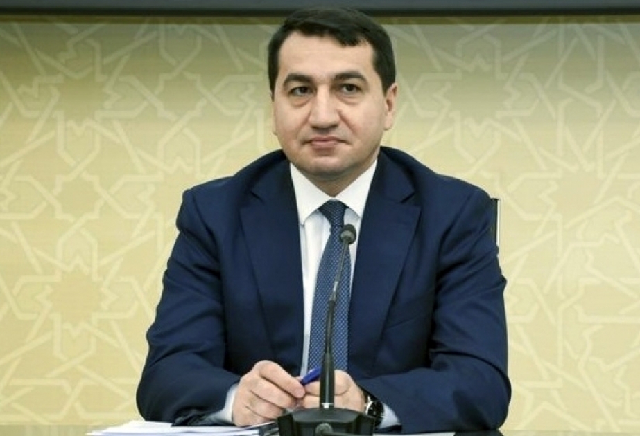 Hikmat Hajiyev: Von Armenien gelegte Minen stellen ernste Gefahr für Sicherheit von Bevölkerung dar