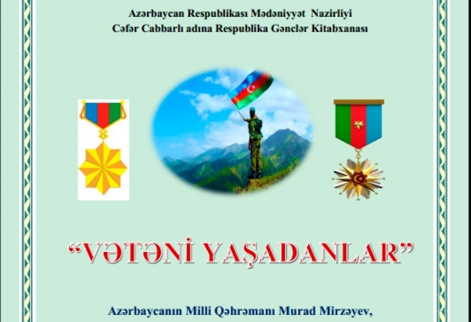 Kitabxana Vətən müharibəsi qəhrəmanlarına həsr olunmuş məlumat bülletenini izləyicilərinə təqdim edib