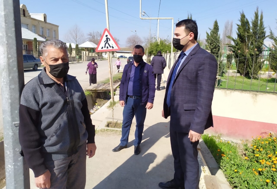 Gənclər karantin rejiminə əməl edilməsi ilə bağlı maarifləndirici söhbətlər aparıblar