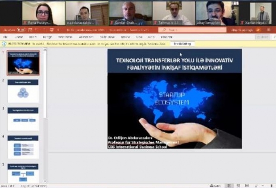 UNEC-də seminar: Biliyin yayılması, innovasiya, universitetlər