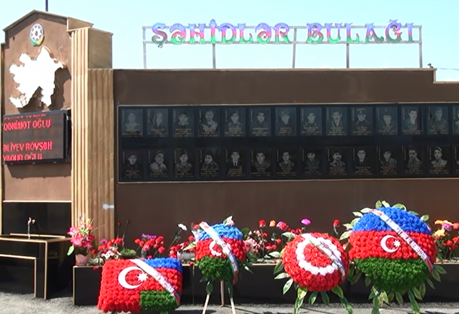 Beyləqanda şəhidlərin xatirəsinə inşa edilən abidə kompleksinin açılışı olub