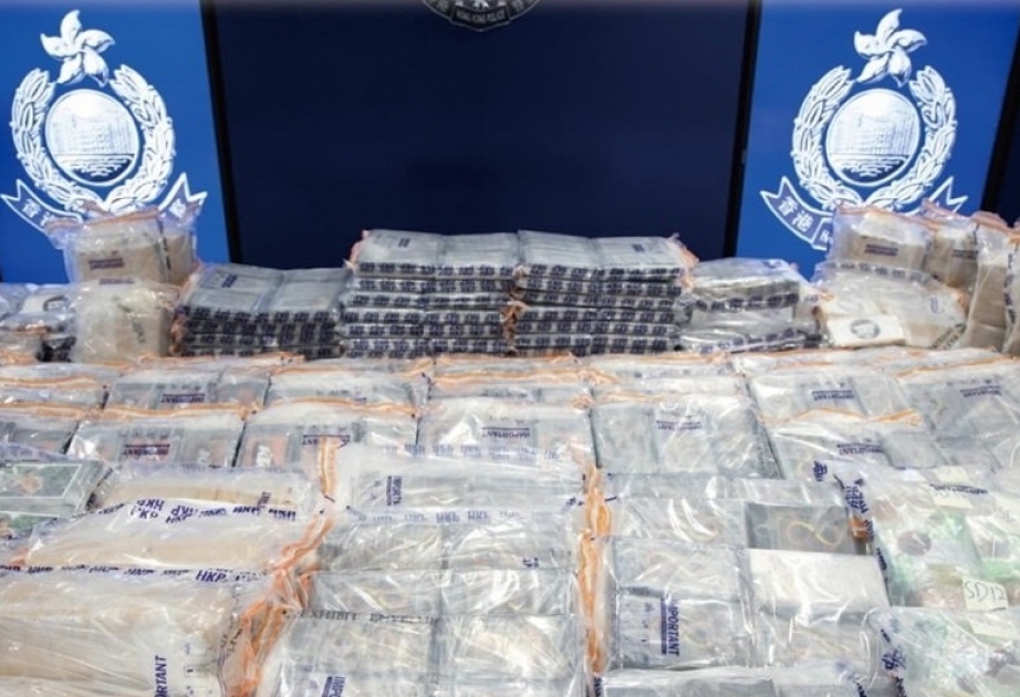 Honkonq polisi narkotik qaçaqmalçılarından 700 kiloqram kokain müsadirə edib