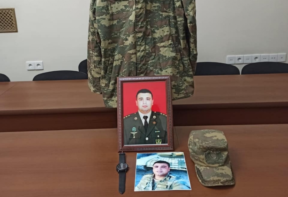 Tarix Muzeyinə şəhid Azad Hümbətova məxsus əşyalar təhvil verilib