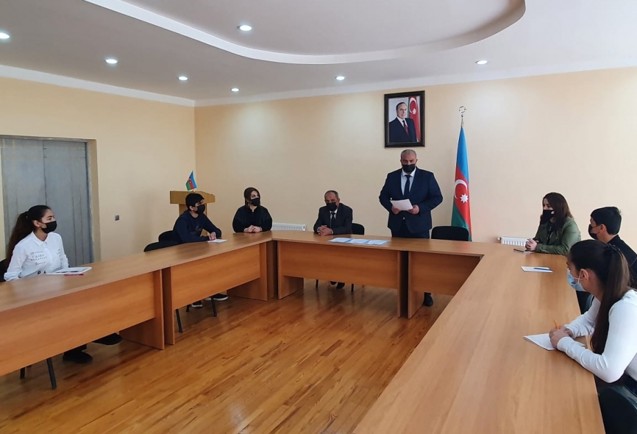 Masallıda Vətən müharibəsi qəhrəmanlarının xatirəsinə həsr olunmuş inşa yazı müsabiqəsinin qalibləri mükafatlandırılıb