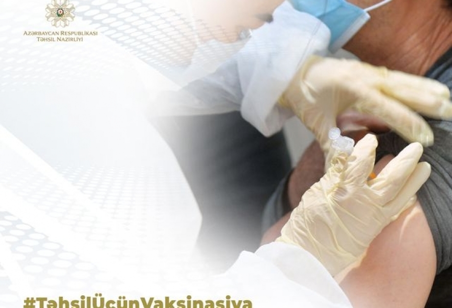 Təhsil işçilərinin COVID-19 əleyhinə vaksinasiyaya daha aktiv qoşulması üçün həştəq kampaniyası
