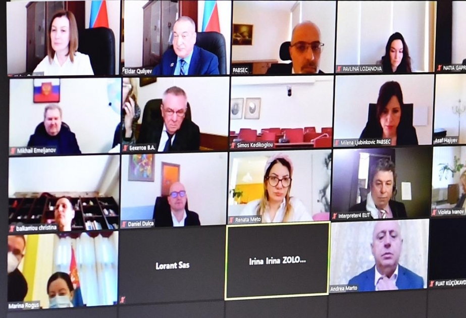 Qara Dəniz İqtisadi Əməkdaşlıq Təşkilatı Parlament Məclisinin komitələrinin onlayn iclası keçirilib