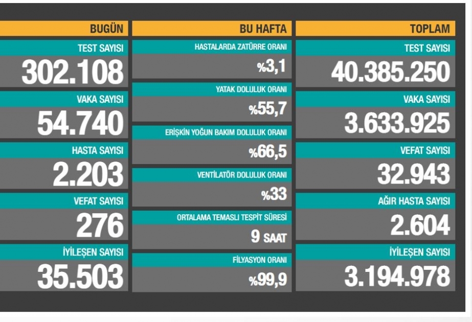 Türkiyədə “Sinovac” vaksini ilə peyvəndləmə qrafikə uyğun aparılır