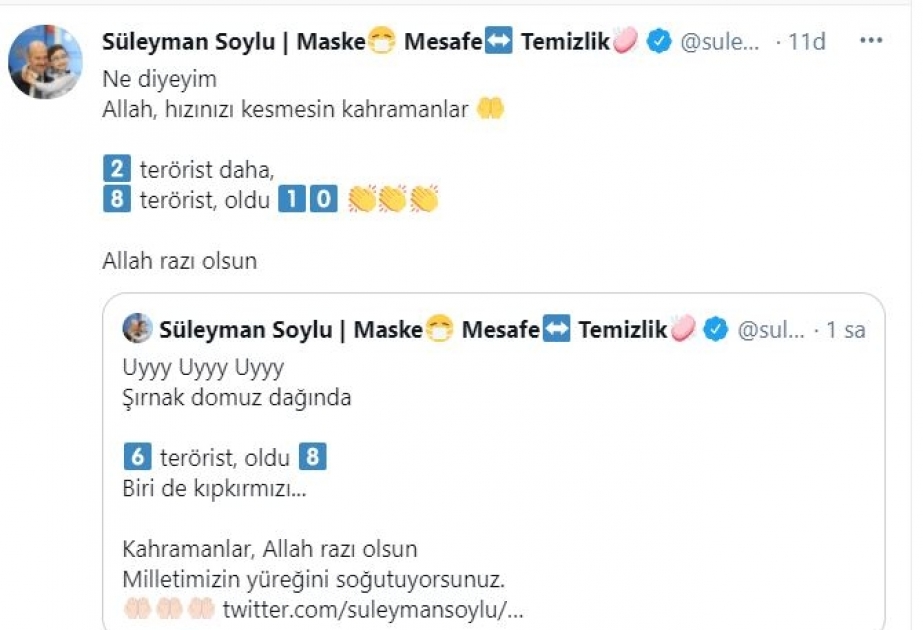 Türkiyədə axtarışda olan daha bir təhlükəli terrorçu zərərsizləşdirilib