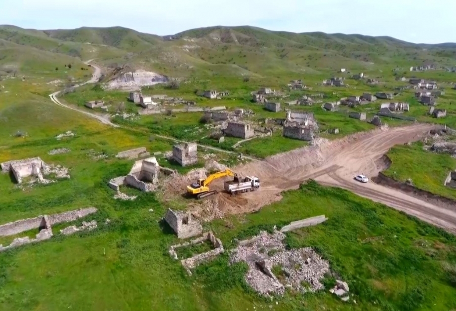 Comienza la construcción de la carretera Khudafarin-Gubadli-Lachin