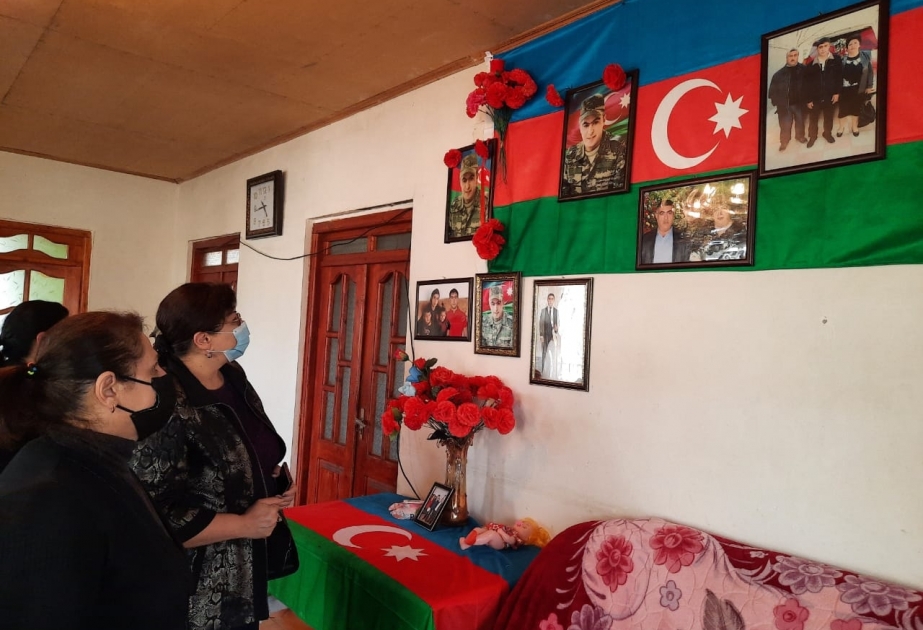 YAP Bərdə rayon təşkilatının üzvləri şəhid Oruc Cəfərovun ailəsini ziyarət ediblər