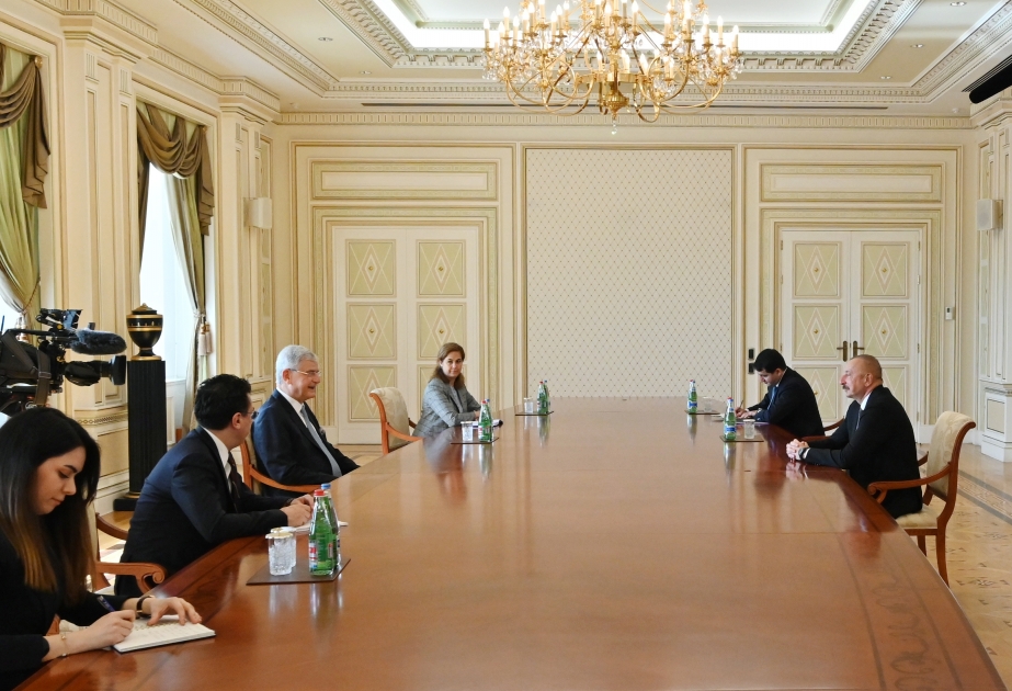 El Presidente de Azerbaiyán recibe al Presidente de la 75ª Asamblea General