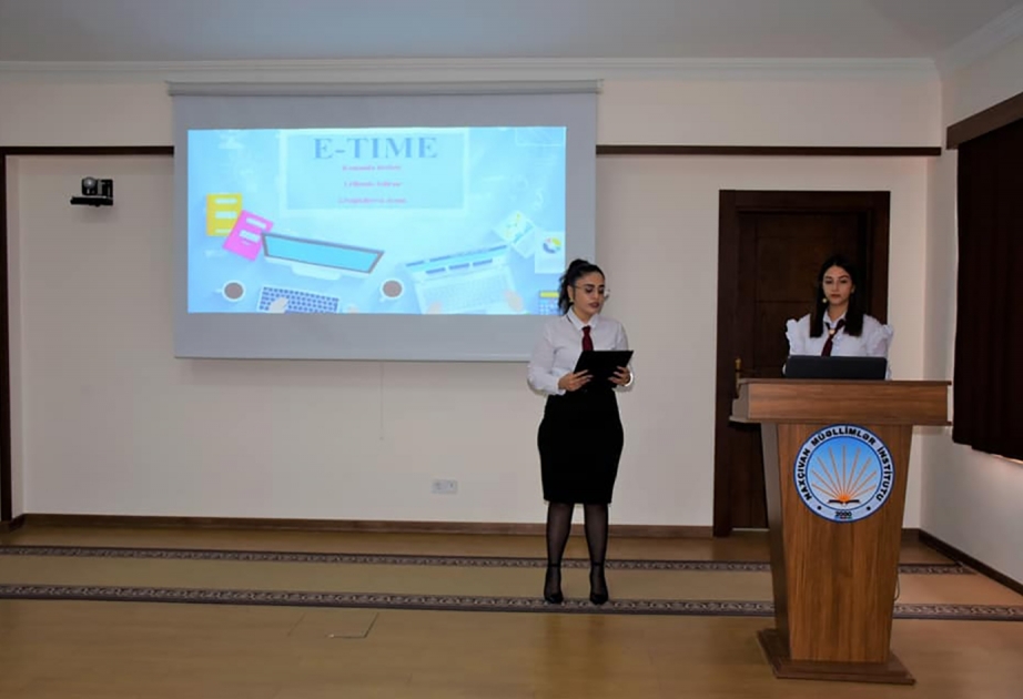 Naxçıvan Müəllimlər İnstitutunda tələbələrin yeni startap layihələrinin təqdimatı olub