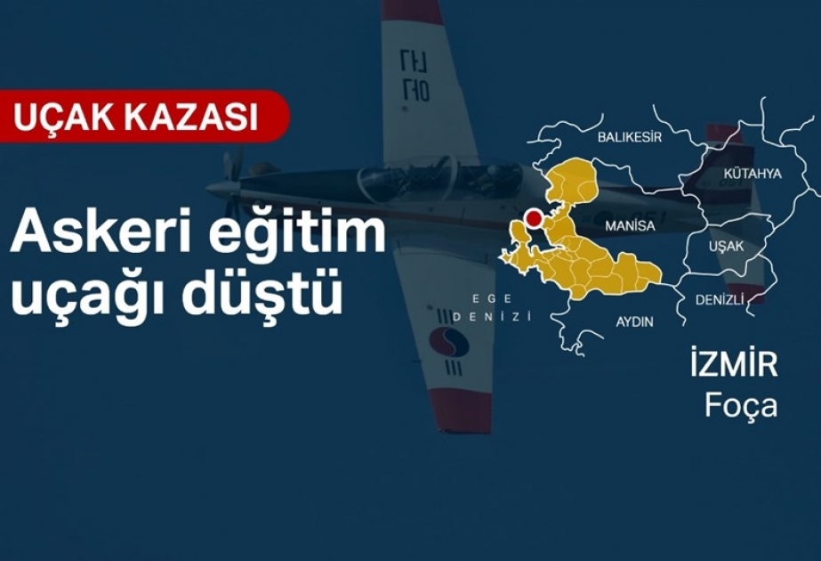 Türkiyədə hərbi təyyarə qəzaya uğrayıb