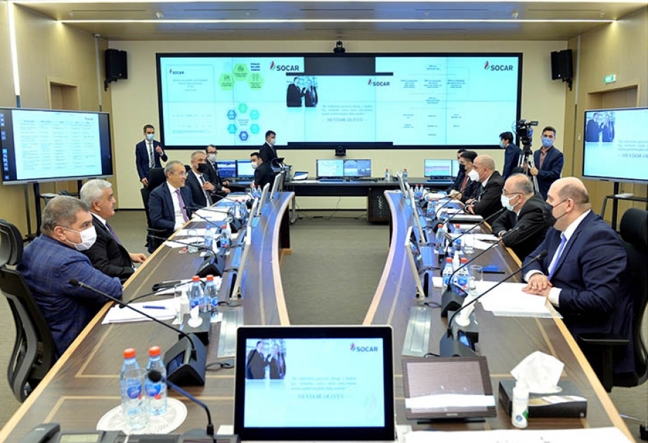 SOCAR-da Vizualizasiya Mərkəzinin açılışı olub
