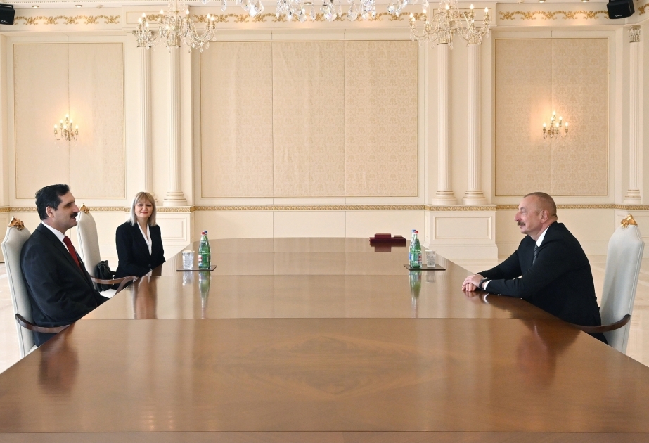 Präsident Ilham Aliyev empfängt türkischen Botschafter in Aserbaidschan VIDEO