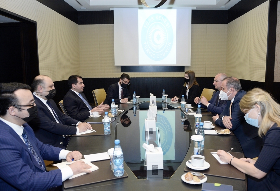 Assistant to Azerbaijani President meets with State Secretary for Security Policy of Hungary