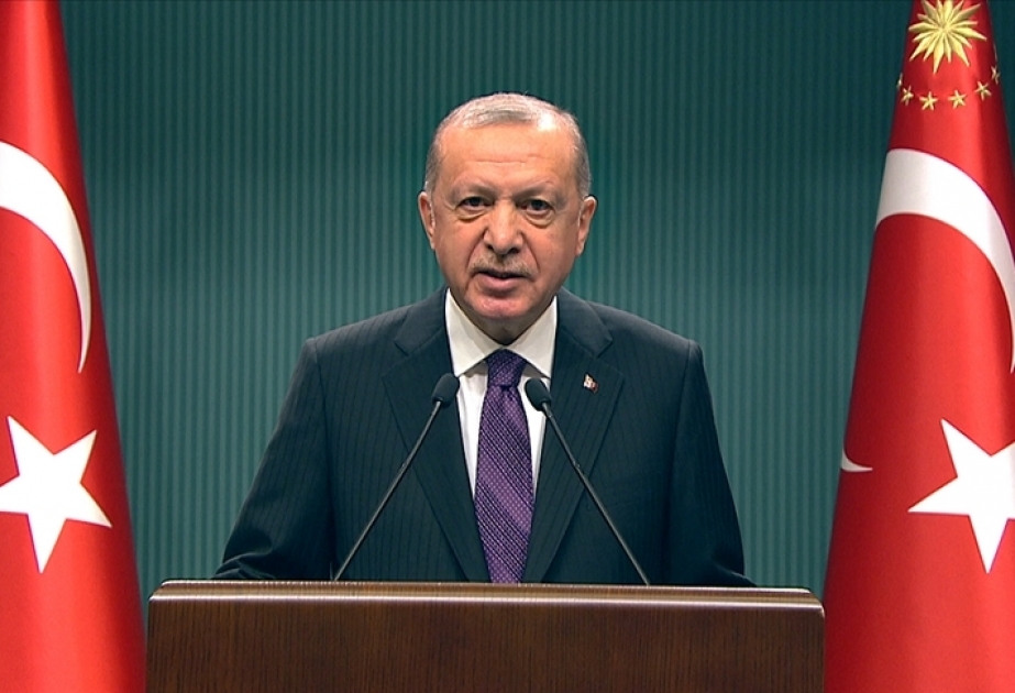 Türkiyə Prezidenti: Pandemiya yalnız sağlamlığın deyil, həmrəyliyin və milli dəyərlərin də qiymətini artırdı