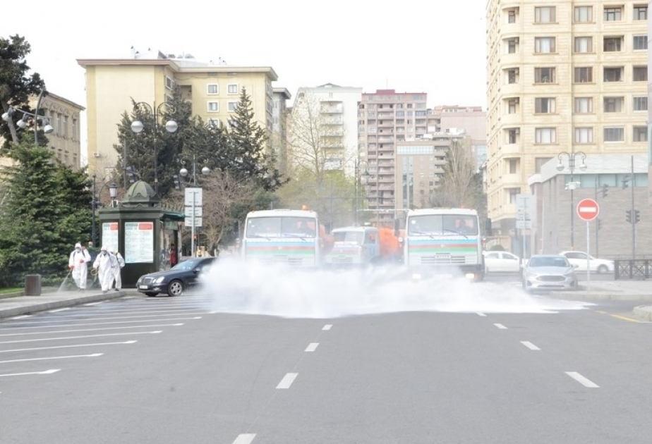 Coronavirus: In Baku 550 Straßen wieder desinfiziert