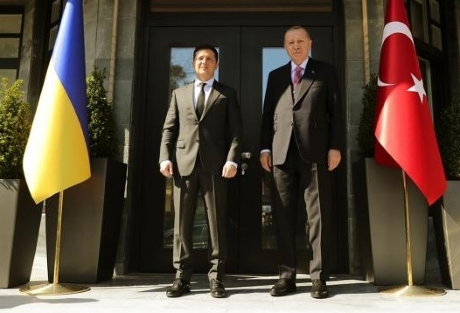 土耳其和乌克兰两国总统在伊斯坦布尔举行单独会晤