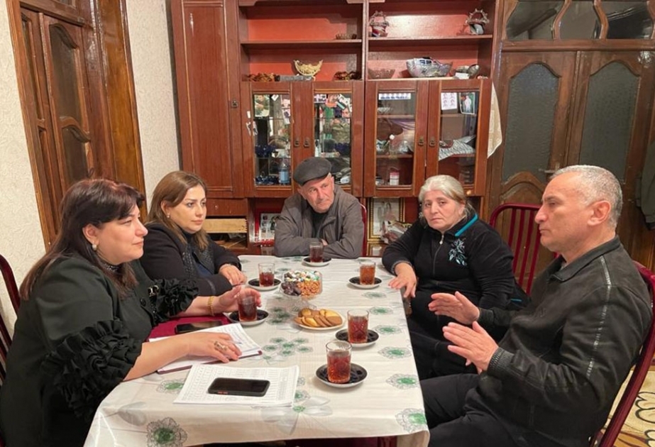 Состоялись встречи с семьями шехидов