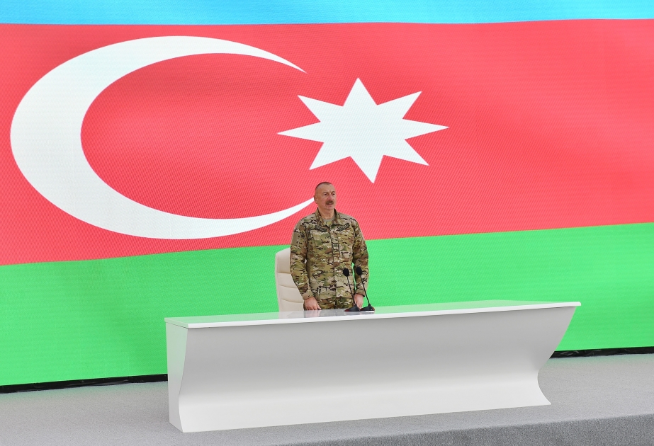 Azərbaycan Prezidenti: Biz danışıqlar masasında prinsipiallıq göstərərək, eyni zamanda, güclü ordu yaradırdıq