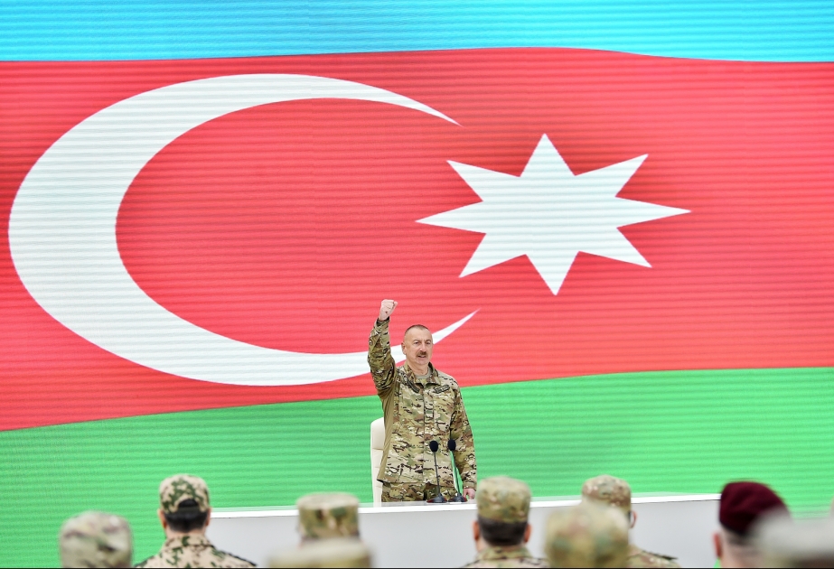 Prezident İlham Əliyev: 44 günlük Vətən müharibəsi bizim gücümüzü, iradəmizi, birliyimizi göstərdi