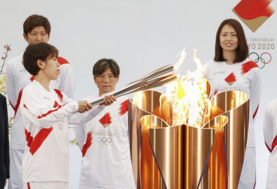 Osakada Olimpiya məşəli estafeti tamaşaçısız start götürüb