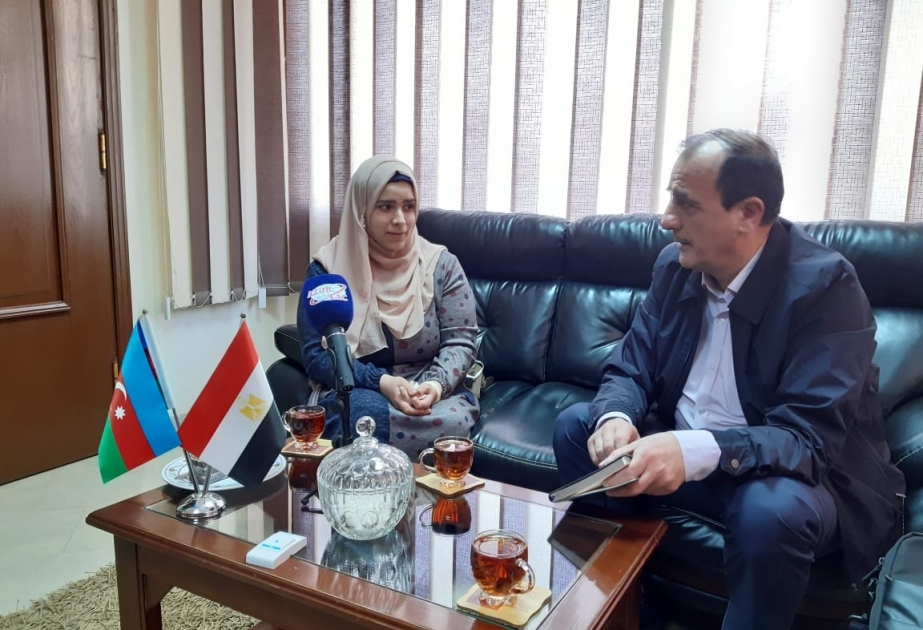 Misirli gənc tədqiqatçı: Elmi araşdırmalarımı Azərbaycan ədəbiyyatına həsr edəcəyəm