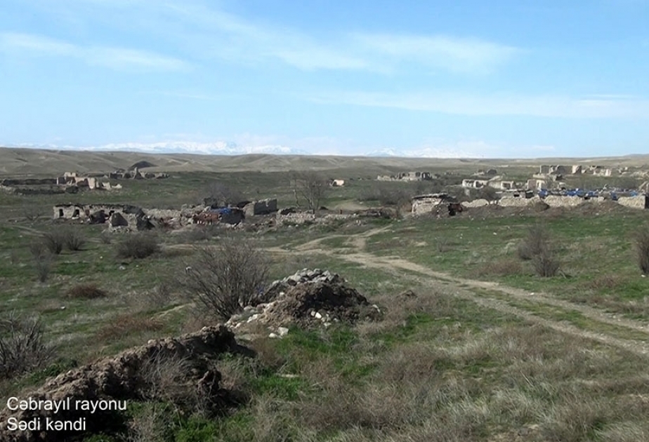 Ministerio de Defensa de Azerbaiyán ha publicado el video de la aldea de Sadi del distrito de Jabrayil
