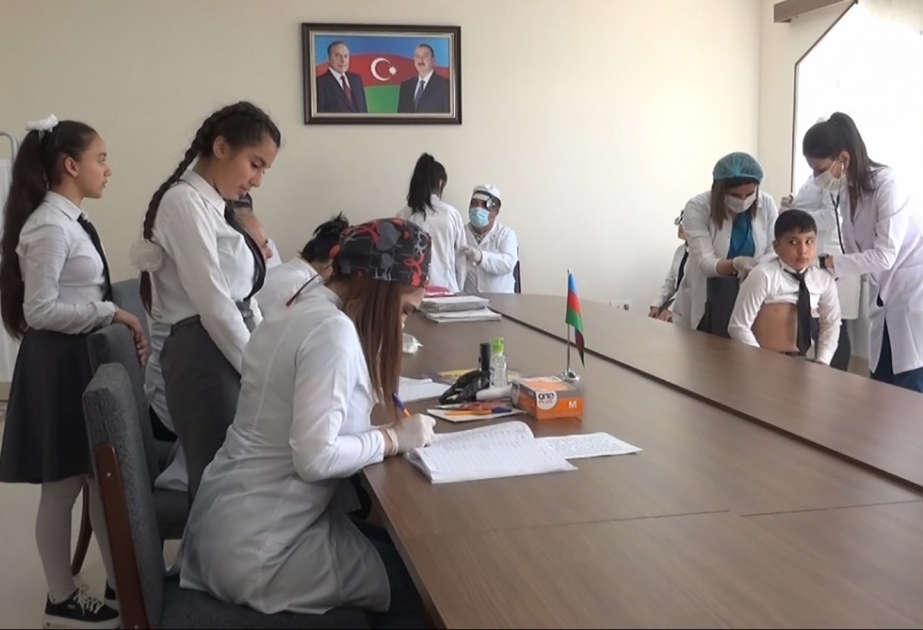Şərur Rayon Uşaq Xəstəxanasında uşaqların profilaktik tibbi müayinələri aparılır