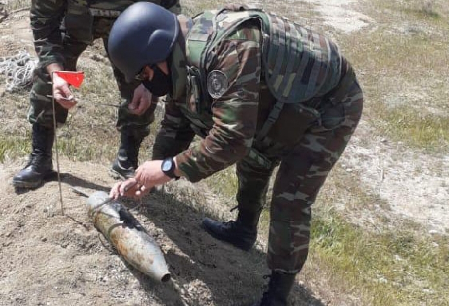 FHN: Sumqayıt şəhərinin Tuk zavod ərazisində top mərmisi aşkarlanıb