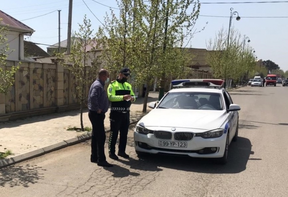 Biləsuvarda keçidlərdə piyadalara yol verməyən sürücülər cərimələnib