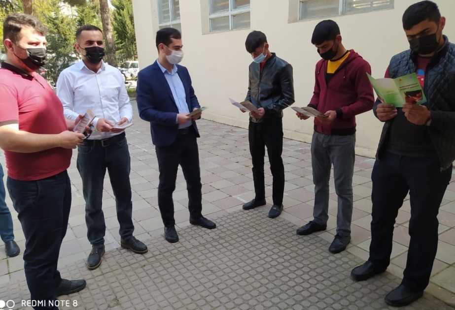 “Sağlam həyat, sağlam gələcək” devizi altında maarifləndirici aksiya keçirilib