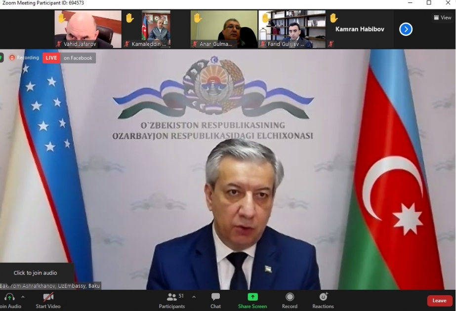 Azərbaycanla Özbəkistanın qarşılıqlı ticarət dövriyyəsi 13 faiz artıb